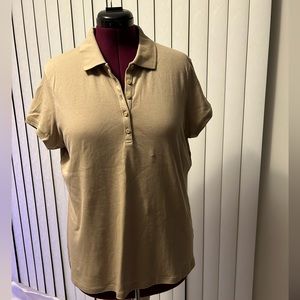 IZOD 5 button short sleeve pullover polkadot pant set.